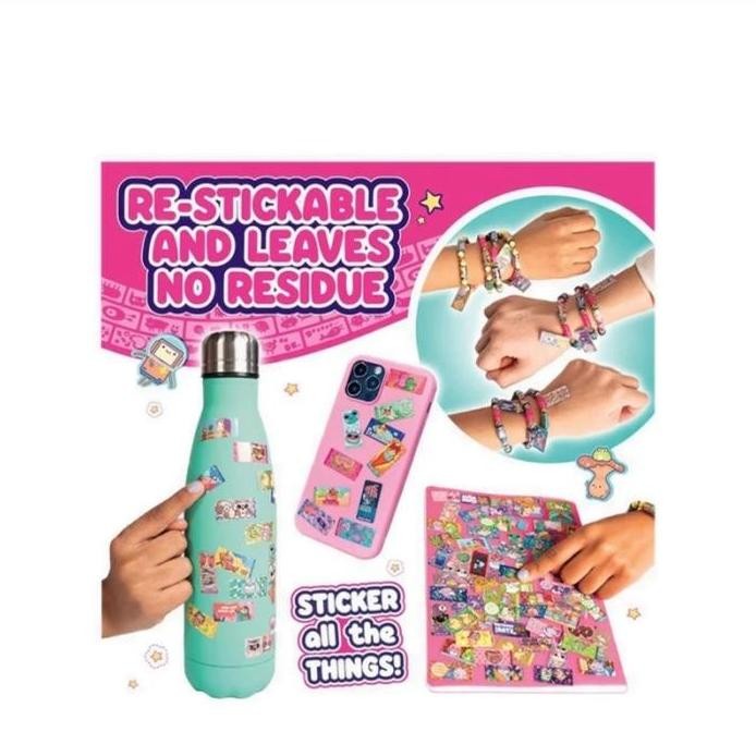 

baru !!! Sticki Rolls Sticki Book 120 Stickers Inside Original
