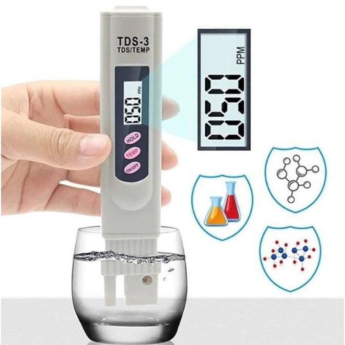ALAT UKUR PENGUKUR TDS PH TEMPERATUR METER AIR KOLAM IKAN HYDROPONIK