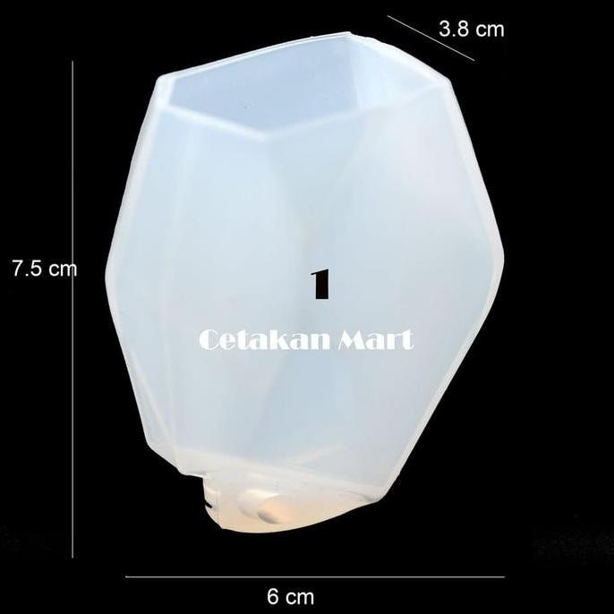 

baru !!! CM Cetakan Resin Craft Stone Shape Silikon Set