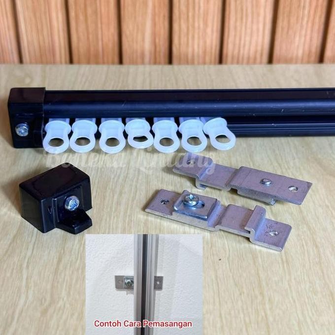 ready Rel gorden plafond - Rel Hordeng Plafon Atas - Batang Gorden Nempel Plafon - Rel Alkan Plavon