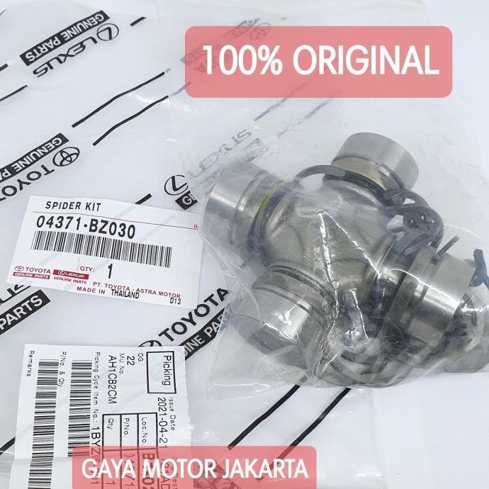 UNIVERSAL CROSSJOINT-SPIDER KIT AVANZA-XENIA 04371-BZ030 ORINAL