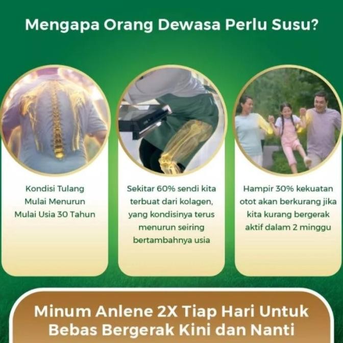 

(Expert) Anlene Gold Rasa Vanila/Original/Cokelat ukuran 885gr/850gr