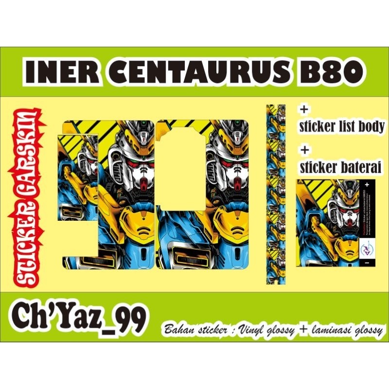 

Paket Murah Cent4 B80 U Garskin Stiker Custom Fullbody Bisa COD