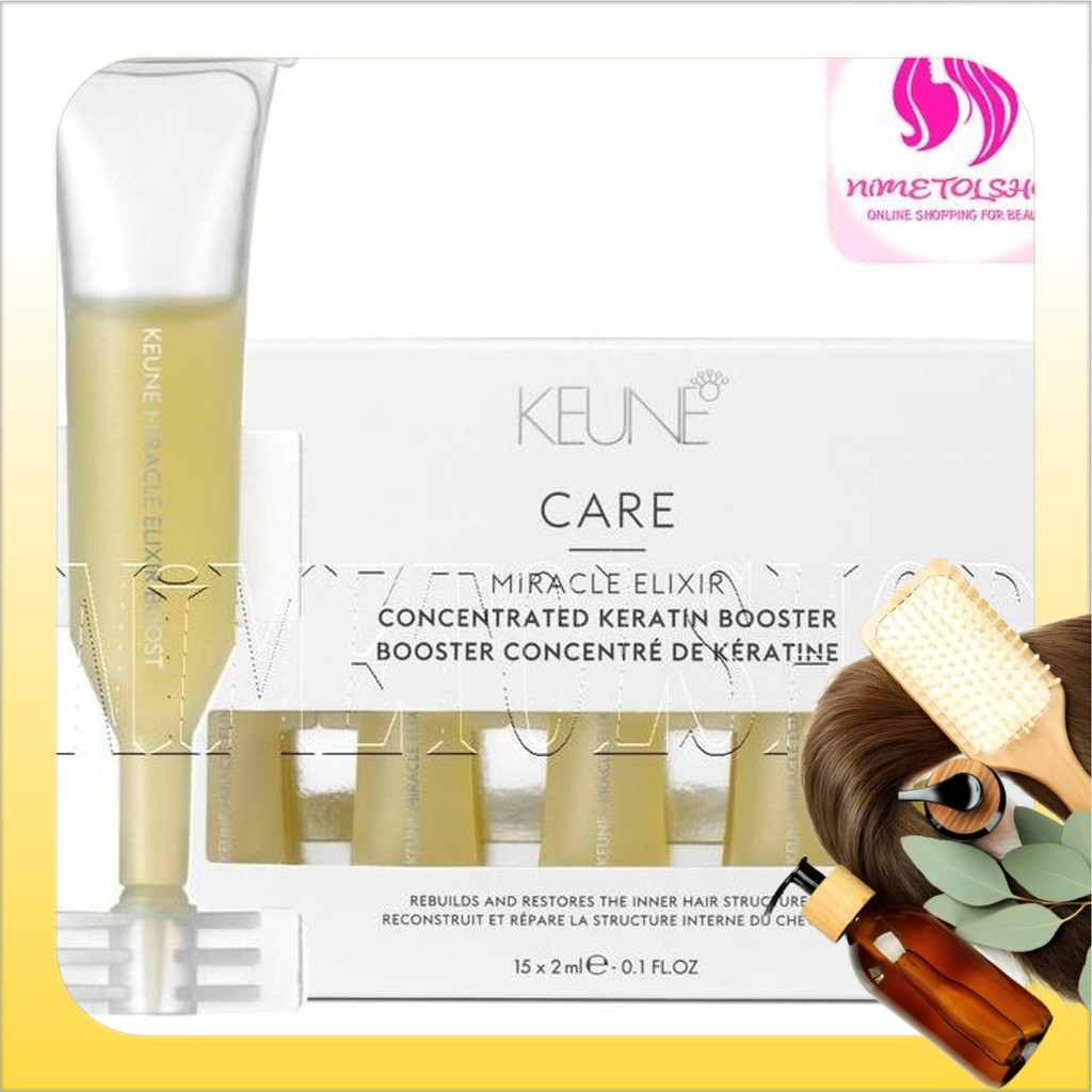 keune care miracle elixir 2ml (satuan) hair vitamin serum rambut rusak kering keratin booster diskon