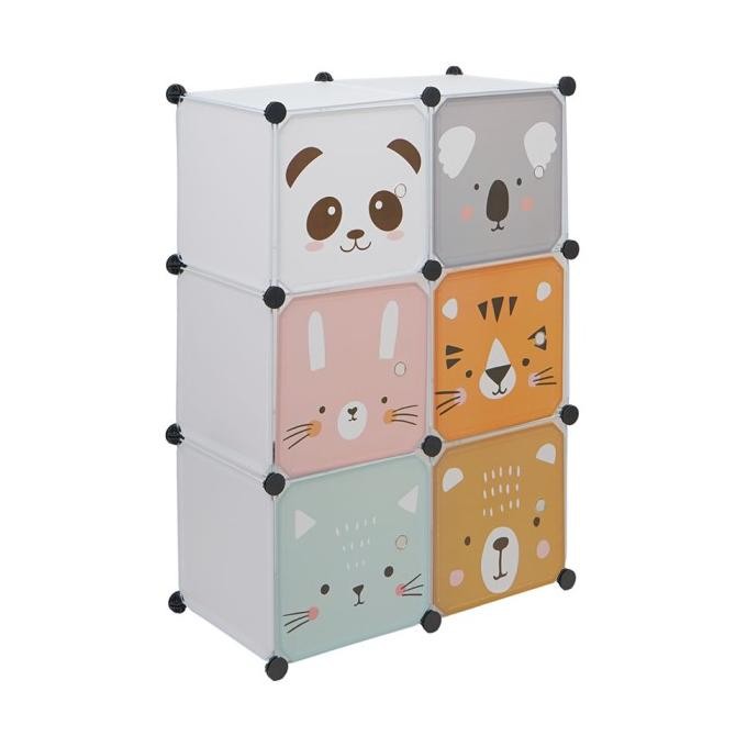 Informa Lemari Pakaian Plastik Multifungsi Animals Series