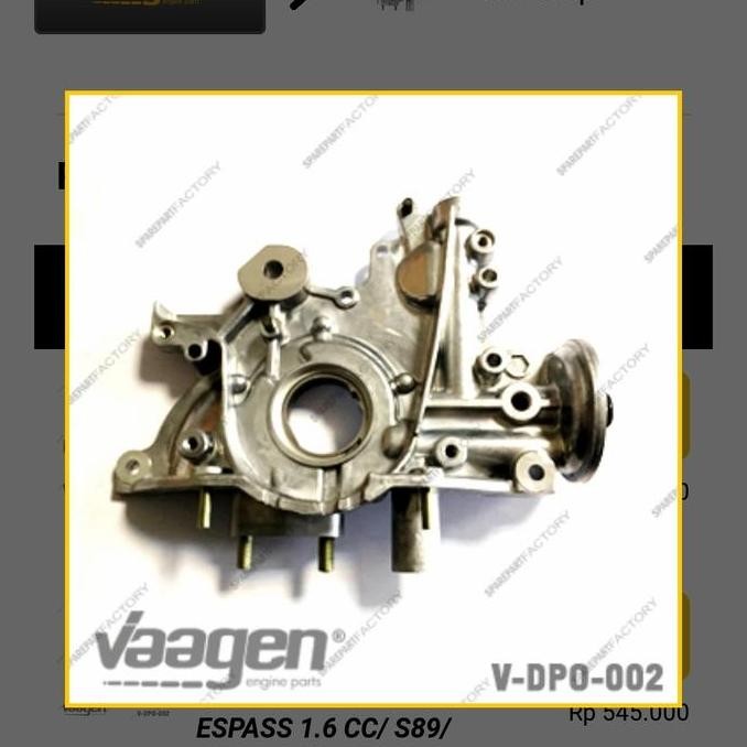 Pompa Oli TARUNA FEROZA ESPASS CLASSY ZEBRA S89