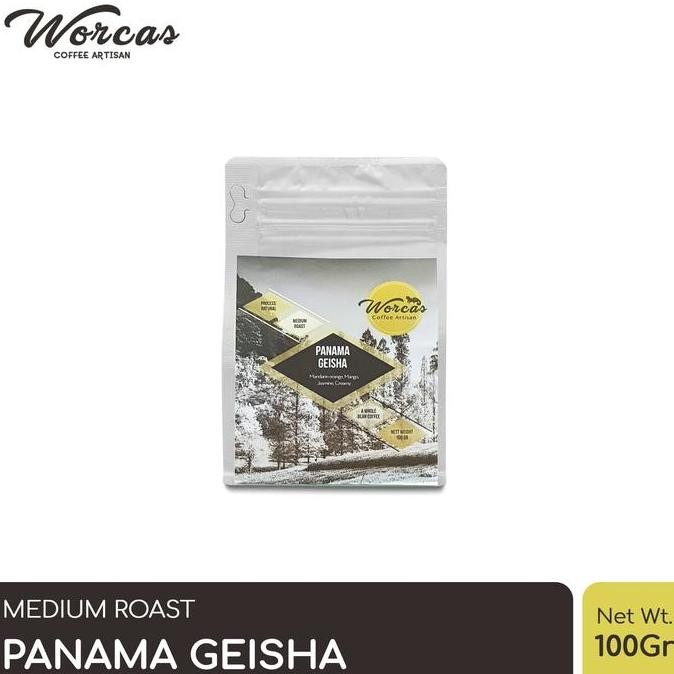 

[[ VELCRO / WORCAS ARABICA PANAMA GEISHA "NATURAL" 100GR - MEDIUM ROASTED COFFEE BEST SELLER