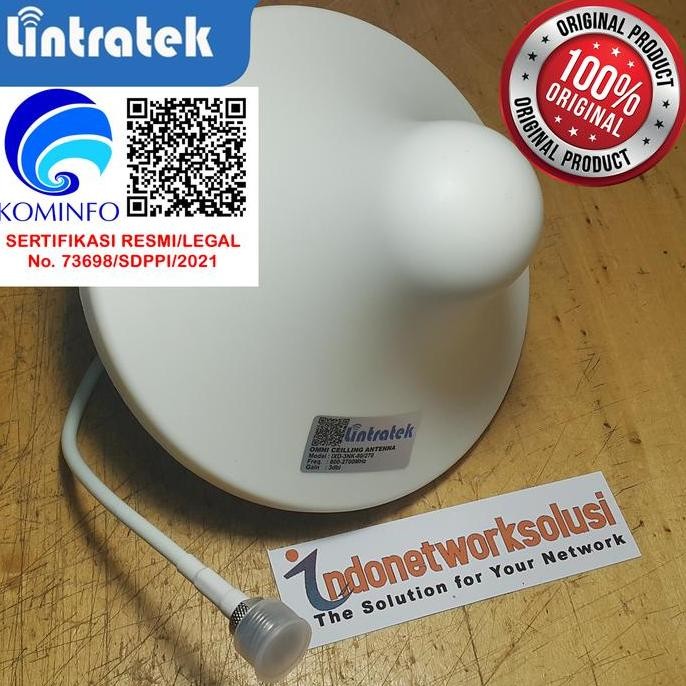 ready  Antena Omni Jamur Ceilling Indoor u/ Repeater 2G 3G 4G Lintratek ORI