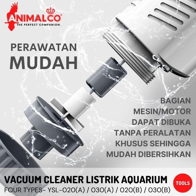 ELEKTRIK VACUUM SIPHON AQUARIUM SIFON PENYEDOT PEMBERSIH KURAS CLEANER