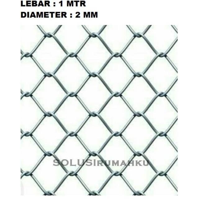 Kawat Harmonika 1 meter Ram Wajik Ketupat Anyam Pagar Kandang Hewan