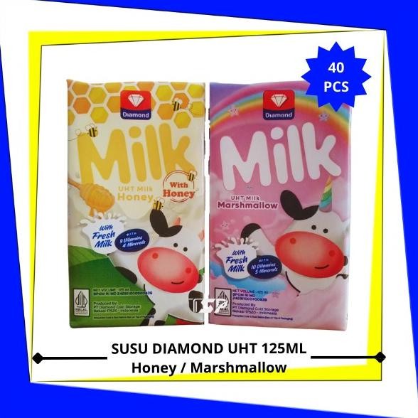 

(Expert) DIAMOND Susu UHT Marshmallow 125ml x 40 pcs (1 Karton)