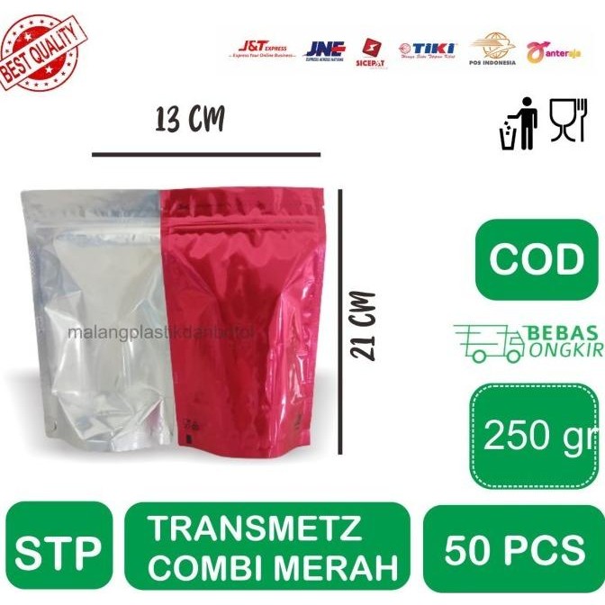 

(Expert) Kemasan Abon STANDING POUCH COMBI RED 13 x 21