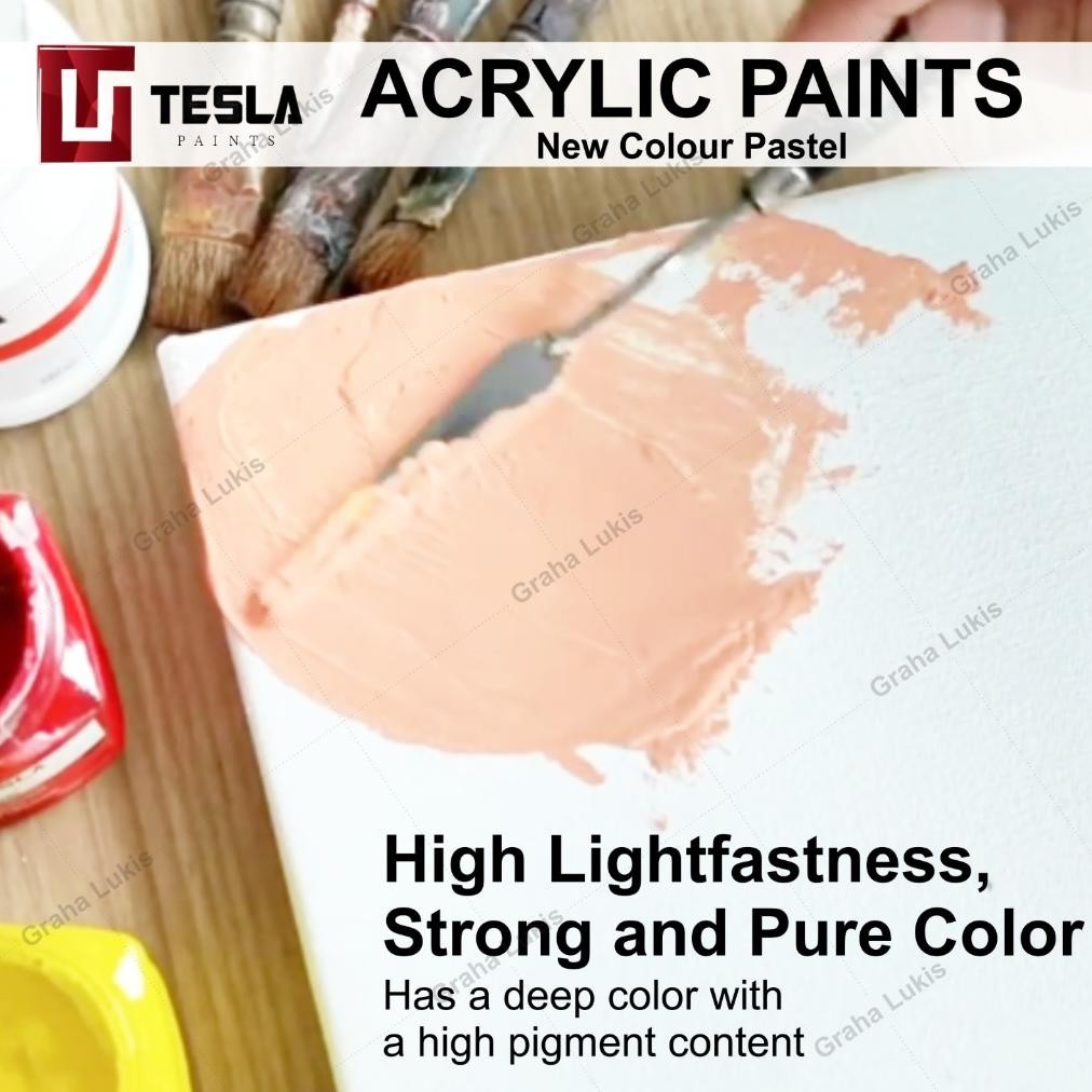 

Tesla Paints Acrylic 125ml - NEW COLOR PASTEL Terlaris