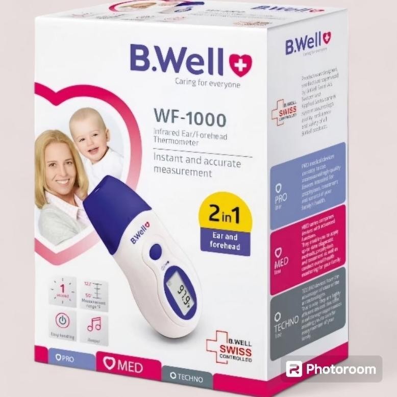 termometer infrared non digital suhu badan monitor B WELL wf 1000 B WELL + terlaris