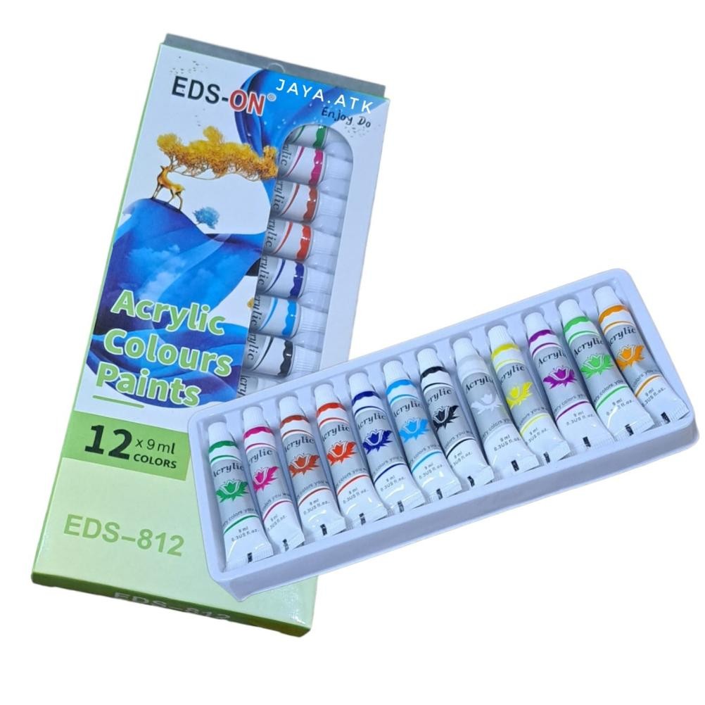 

CAT AKRILIK 12 WARNA 9ML ACRYLIC COLOURS PAINTS 12 WARNA BAGUS Terlaris
