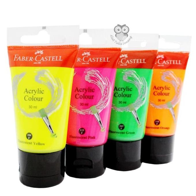 

Cat Acrylic Faber Castell Fluorescent 30ml Terlaris