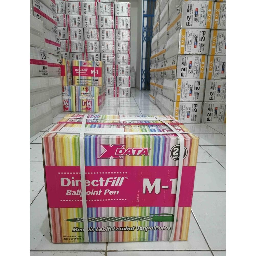 

Pulpen Lilin Ulir Spiral Xdata M1 M2 Semigel - Pen Grosir Murah 1 Gross (144 Pcs) Original