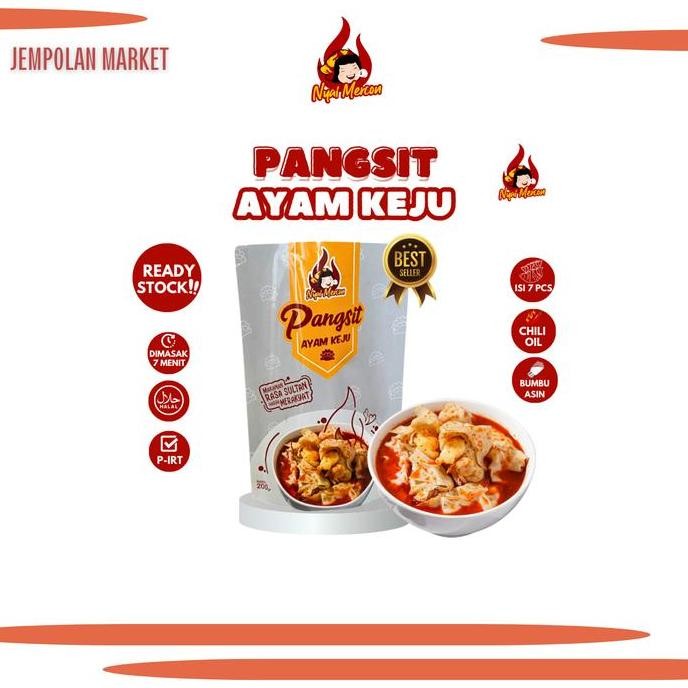 

[All Varian NyaiMercon] Pangsit Soun Keju Mie Jebew Cipak Baso Aci - Pedas - Food SHA