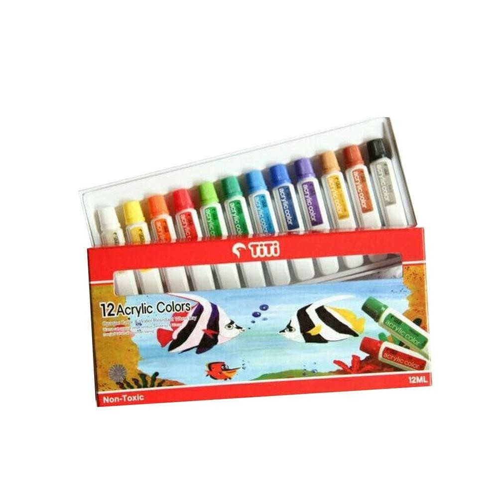 

Joyko Titi Acrylic Colors Cat Akrilik ACC-12ML-12 Warna Colors Murah Berkualitas Terlaris