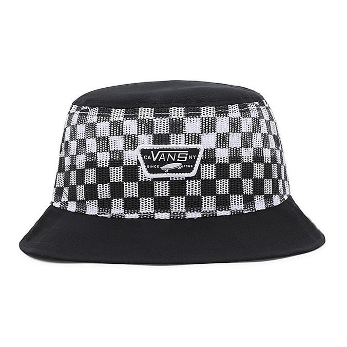 Grosir Vans Mesh Bucket Hat Black White