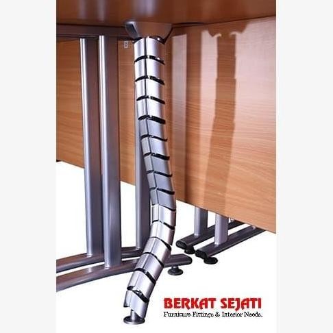 Penutup Pelindung Kabel Cable Ducting Management Meja Komputer Kantor