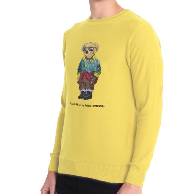 Murah Polo - 7864.27 Sweater Mens - Yellow Bear