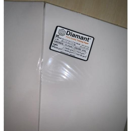 

Kertas Kalkir F4 Per pack isi 50 (21,5 x 33 cm ) 80/85 gr-m2 / Tracing Paper Uk F4/ Kertas Kalkir F4 RB07
