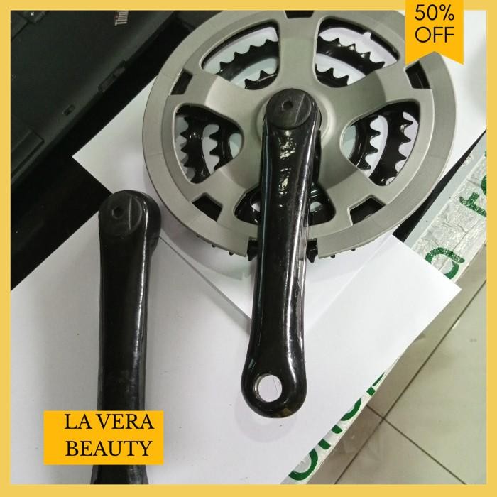 GOESAN GIR DEPAN SEPEDA 3 SUSUN MULTI SPEED GEAR KOTELES INDIA CRANK 3 BEST SELLER