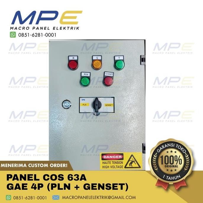 

Terlaris Panel Cos Gae 63A 4P Pln Genset 41Kva 41.000W Sale