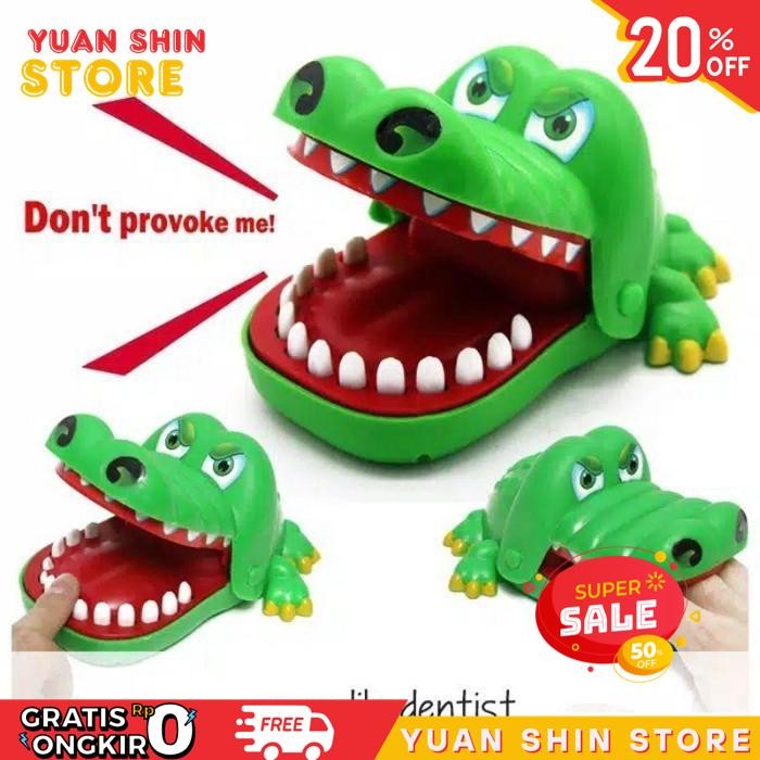 BUAYA GIGIT CROCODILE DENTIST GAME / MAINAN GIGI BUAYA - GIGIT BUAYA MAINAN MURAH BUAYA GIGIT/MAINAN