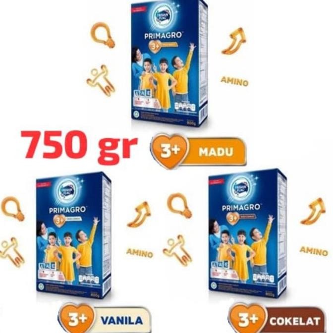 

(Expert) FRISIAN FLAG PRIMAGRO 3+ 750.gr COKLAT, MADU DAN VANILA