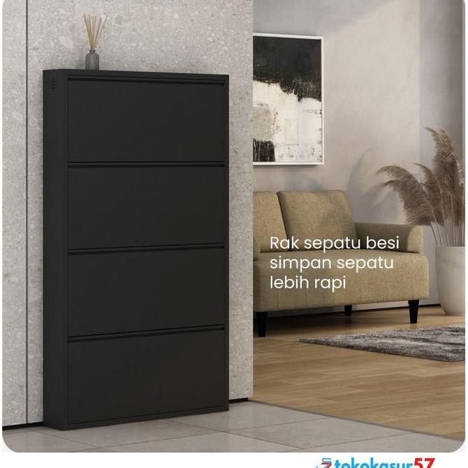 Lemari Sepatu / Rak Sepatu Besi GION MSR80 PIRA