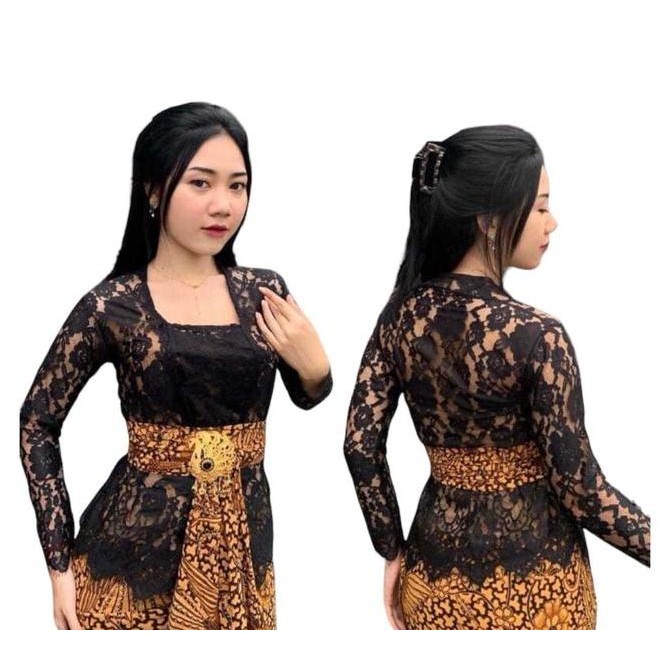 Kebaya Wisuda Modern Hijab Atasan Kebaya Brukat Bali Sofia Strait Lengan Panjang Baju Kebaya Kondang