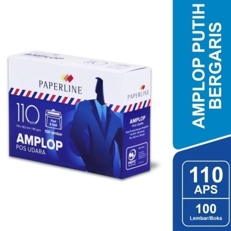 

Baru Amplop Airmail Paperline 110 | 5 Pak Amplop Udara Resmi Kualitas Premium