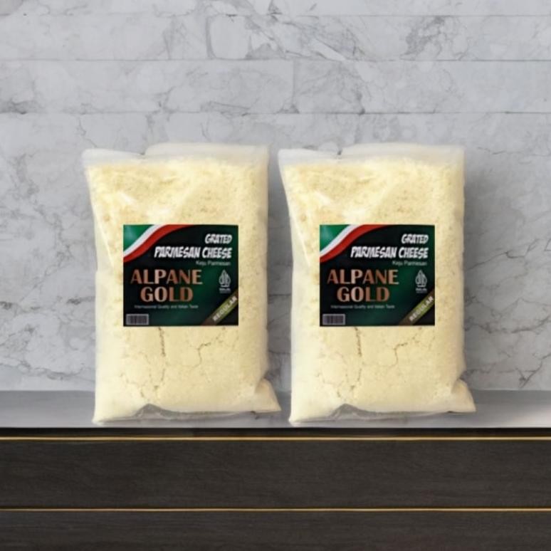 

Baru Keju Parmesan Bubuk Alpane Gold 1Kg - Parmesan Cheese Halal Import