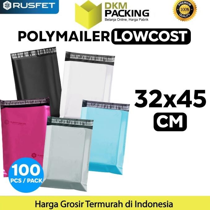 

Baru Polymailer Rusfet 32x45cm - Amplop Packing Low Cost Warna Ekonomis