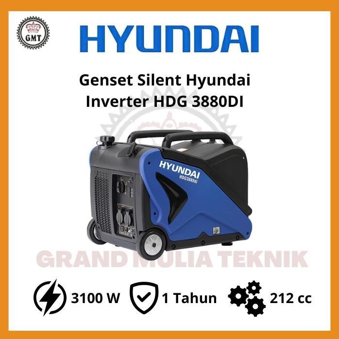 

Terlaris Genset Silent Hyundai Inverter Hdg 3880Di