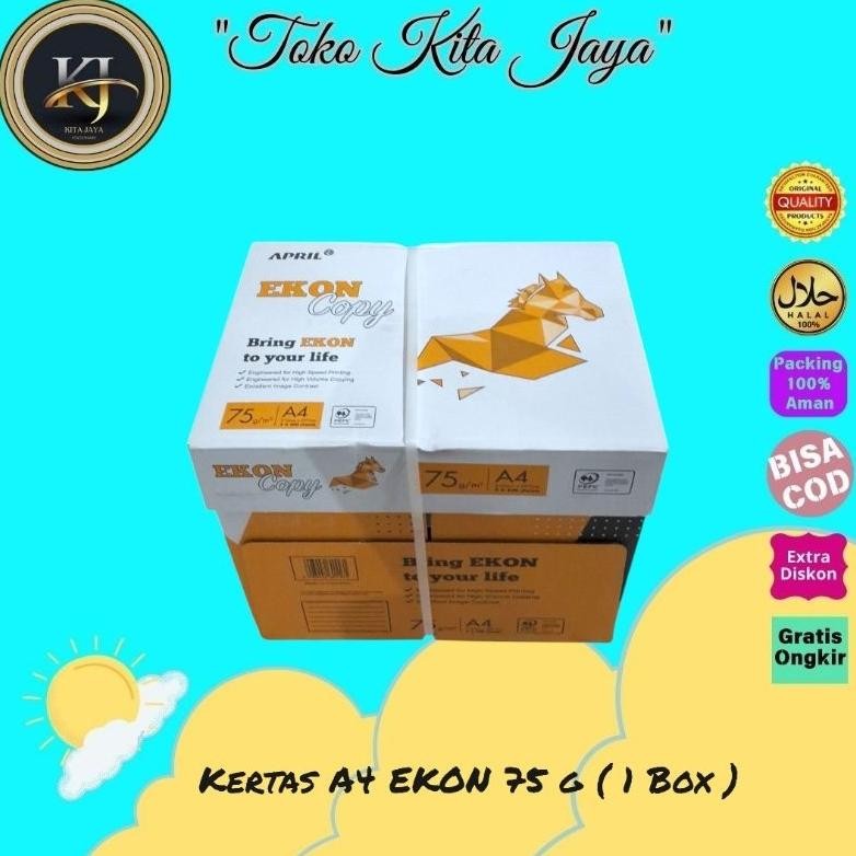

Sale! Kertas Hvs A4 Ekon 75Gsm - 1 Box - Harga Grosir