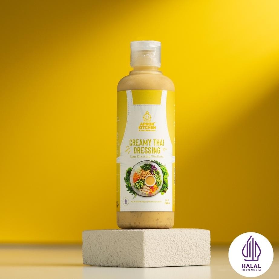 

Apron Kitchen Kacang Thai Sangrai Saus Dressing Salad 250Ml