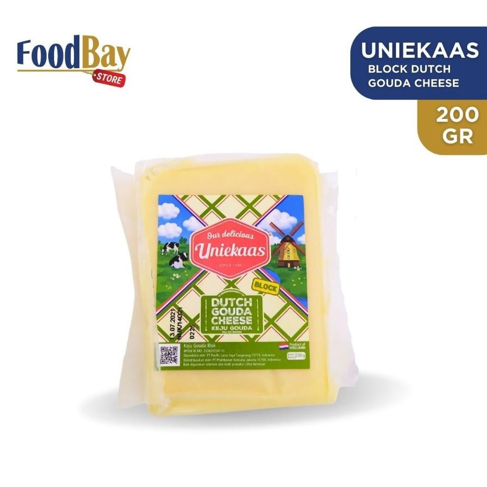 

Baru Uniekaas Keju Gouda Belanda 200gr - Block Dutch Cheese Halal