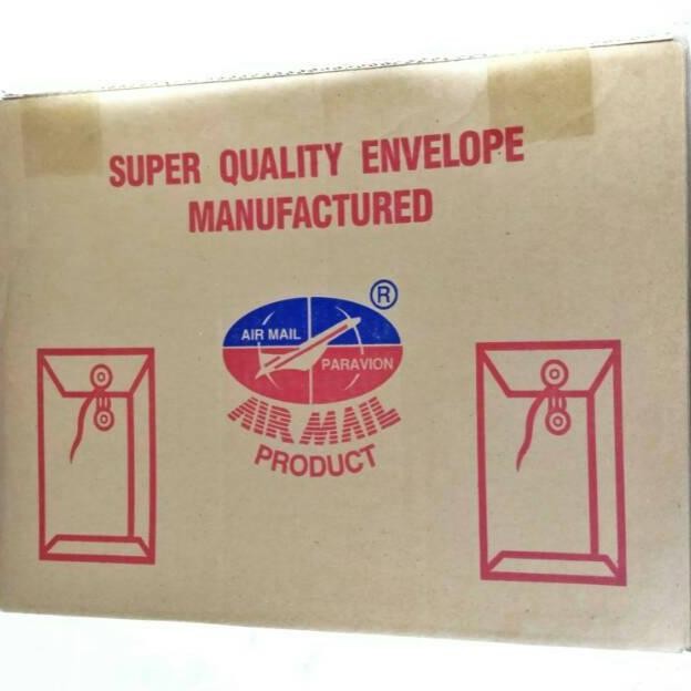 

Baru Amplop Coklat Airmail F4 310 Tali Tebal - Isi 50 Lembar