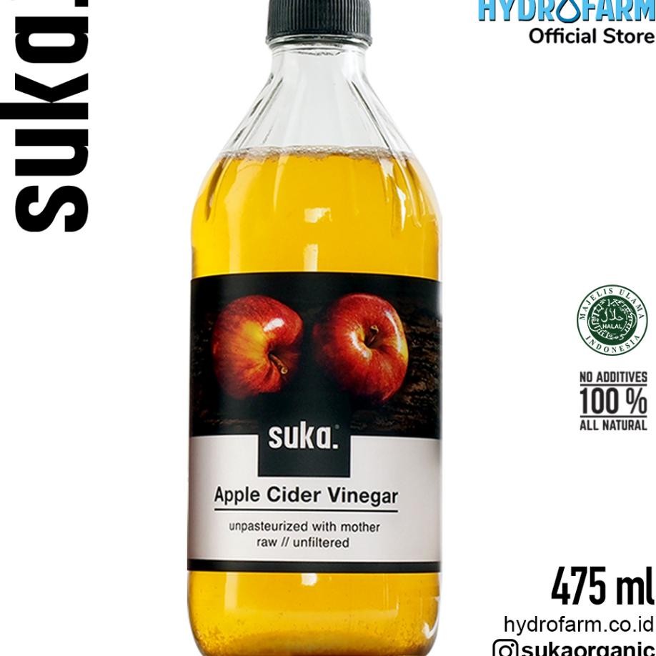 

Suka Cider Vinegar With Mother Cuka Apel 475Ml