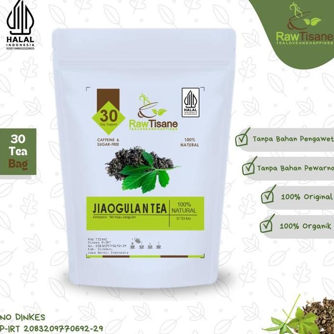 

SALE!!! JIAOGULAN TEA : GYNOSTEMMA PENTAPHYLLUM TEA (30 Tea Bag)