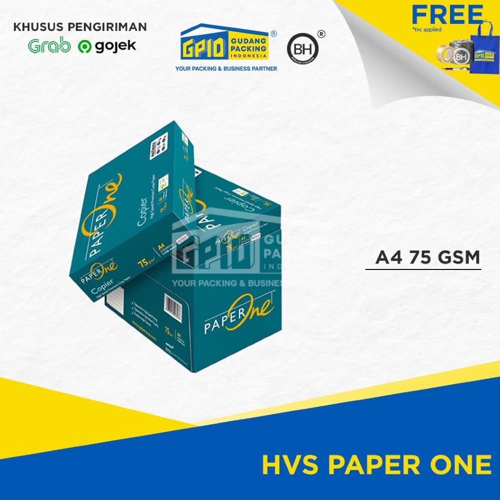 

Sale! Kertas Hvs A4 / F4 Paperone 75 / 80Gsm - Untuk Cetak & Fotokopi (Gosend/Grab)