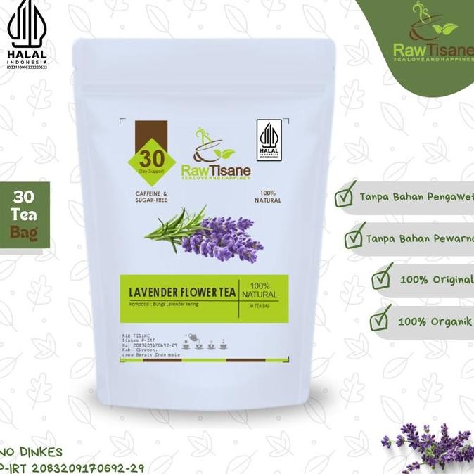 

SALE!!! LAVENDER TEA : TEH BUNGA LAVENDER KERING ISI 30 TEA BAG