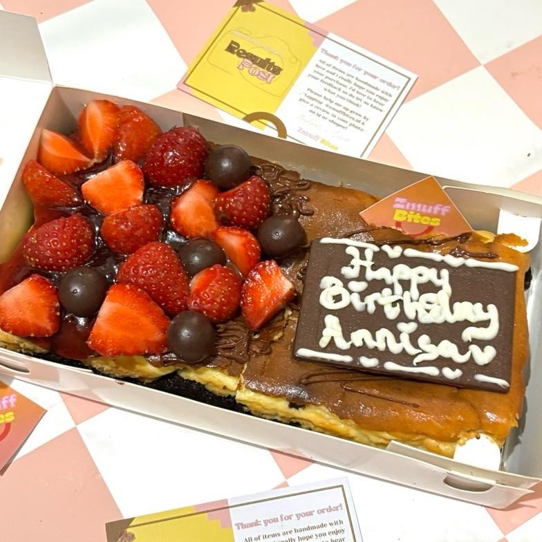 

Baru Zmuffbites Brownies Burnt Cheesecake 20x10 | Kue Panggang Premium