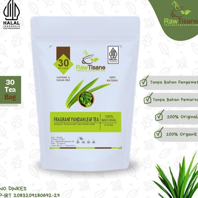 

SALE!!! FRAGRANT PANDAN LEAF TEA : TEH DAUN PANDAN WANGI ISI 30 TEA BAG