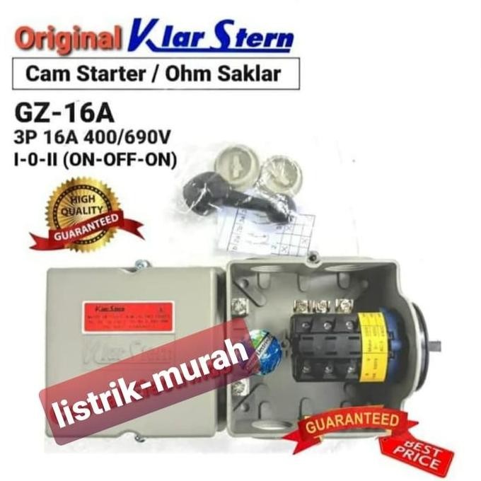 

Terlaris Klarstern Gz 25A 3P 3 Pole Ohm Saklar Handel Pln Genset 102 On-Off-On