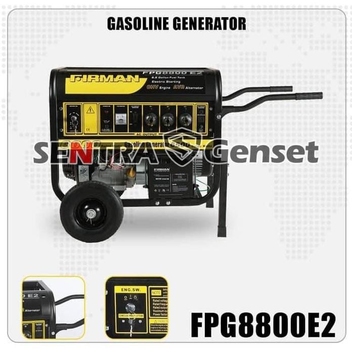 

Terlaris Genset 6000 6500 Watt Firman. Fpg8800E2