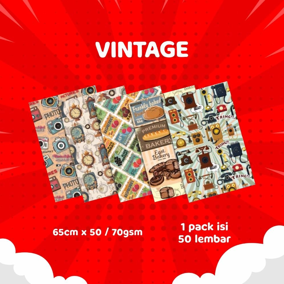 

Sale! Kertas Kado Fancy Squeezy 65X50Cm Isi 50 Lembar - Wrapping Paper Hadiah
